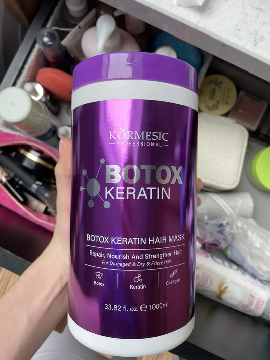 Kormesic Botox Keratin Hair Mask 1000ml – botox pentru păr în recipient violet