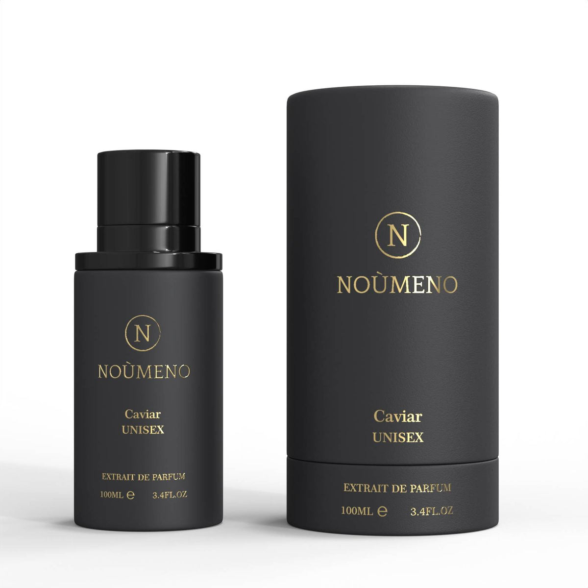 Noùmeno Caviar, extrait de parfum 100 ml, cu note de bergamotă, ambră, santal și mosc alb