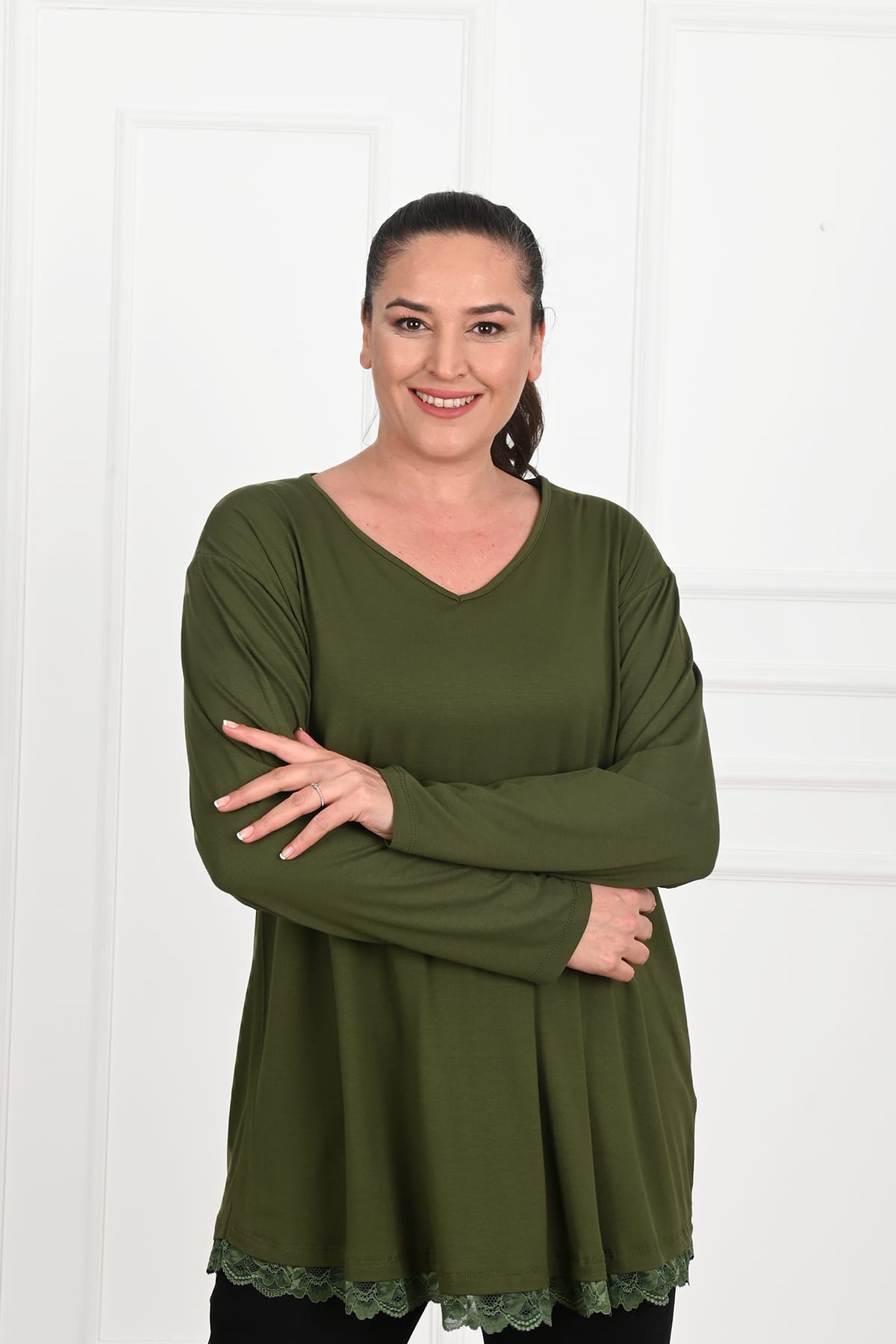 Bluza dama marimi dantela