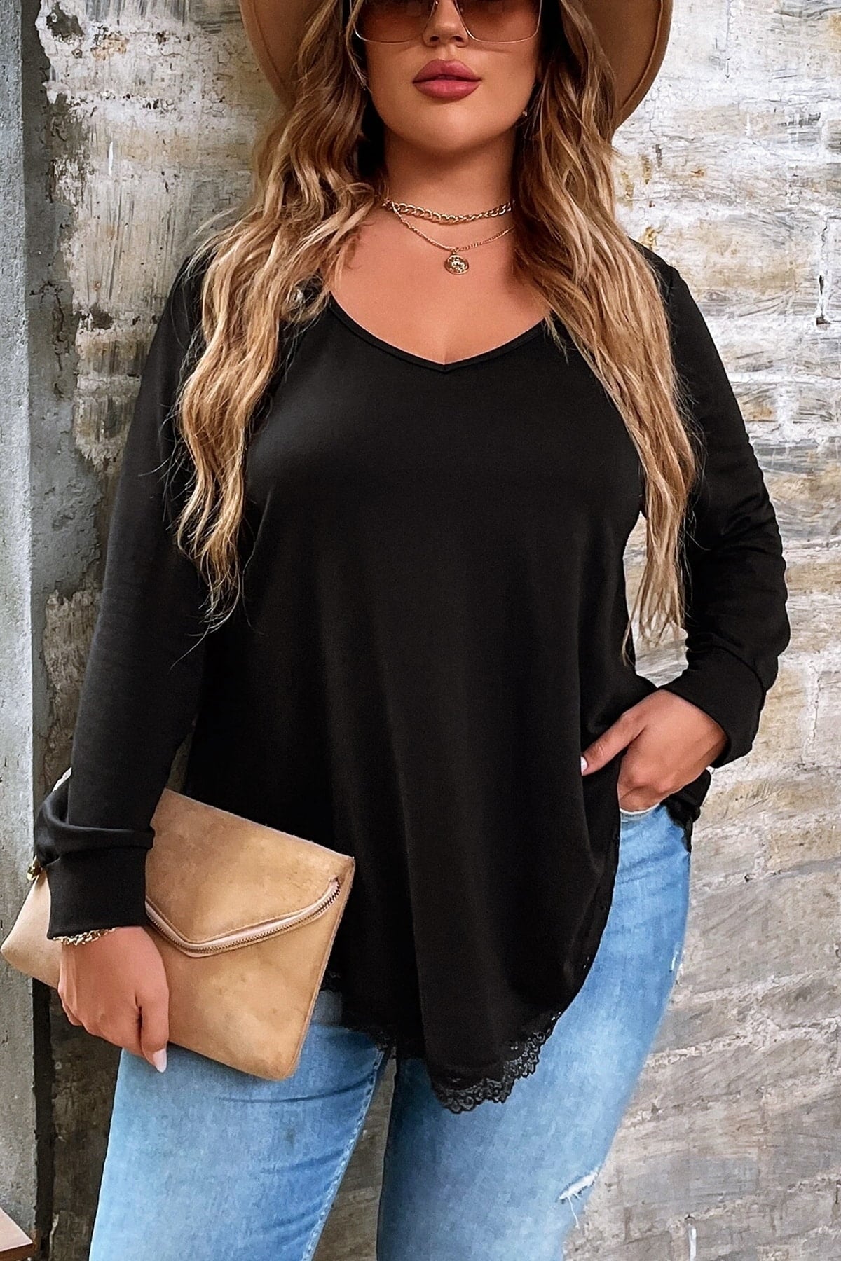 Bluza dama marimi dantela