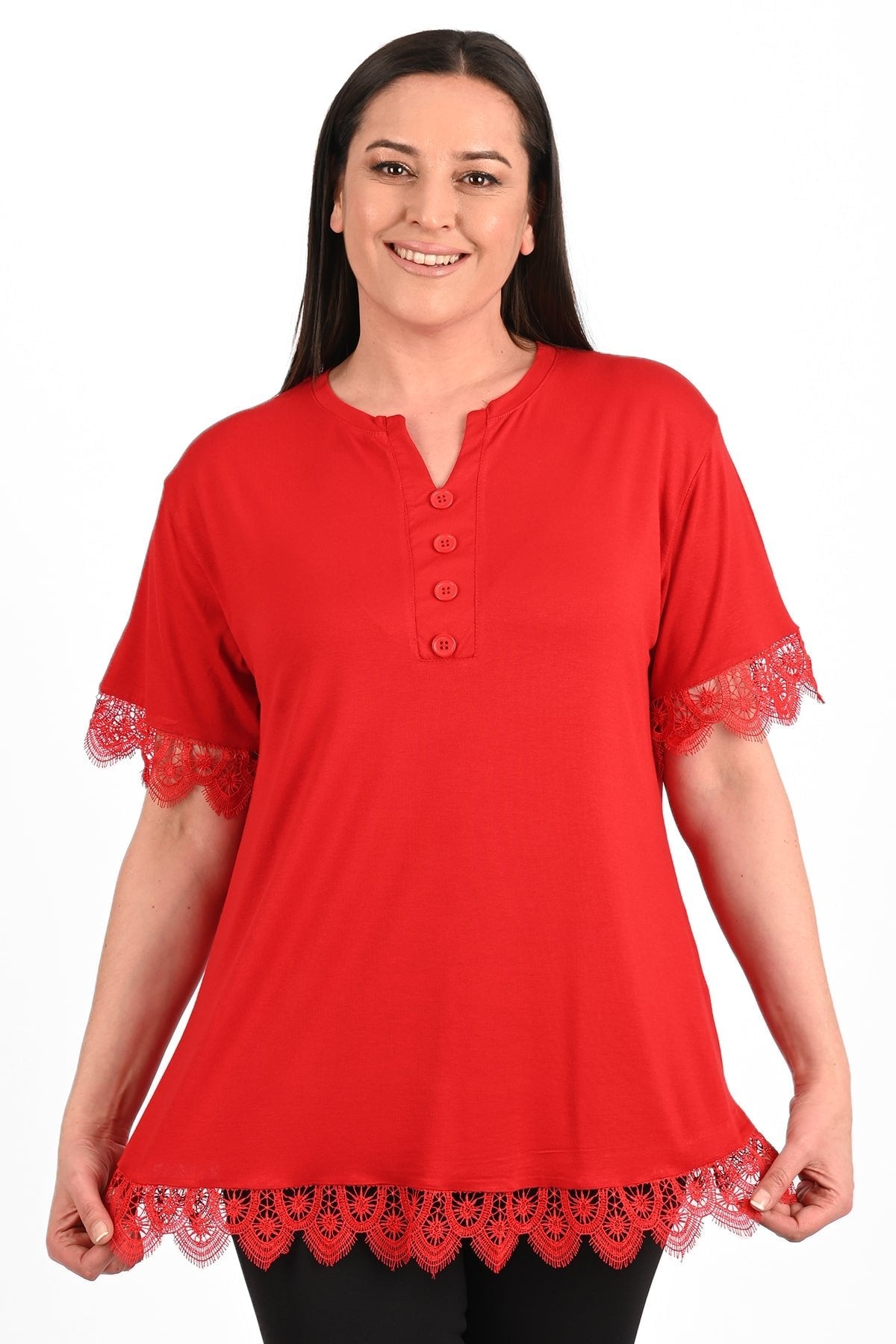 Tricou dama marimi mari cu dantela