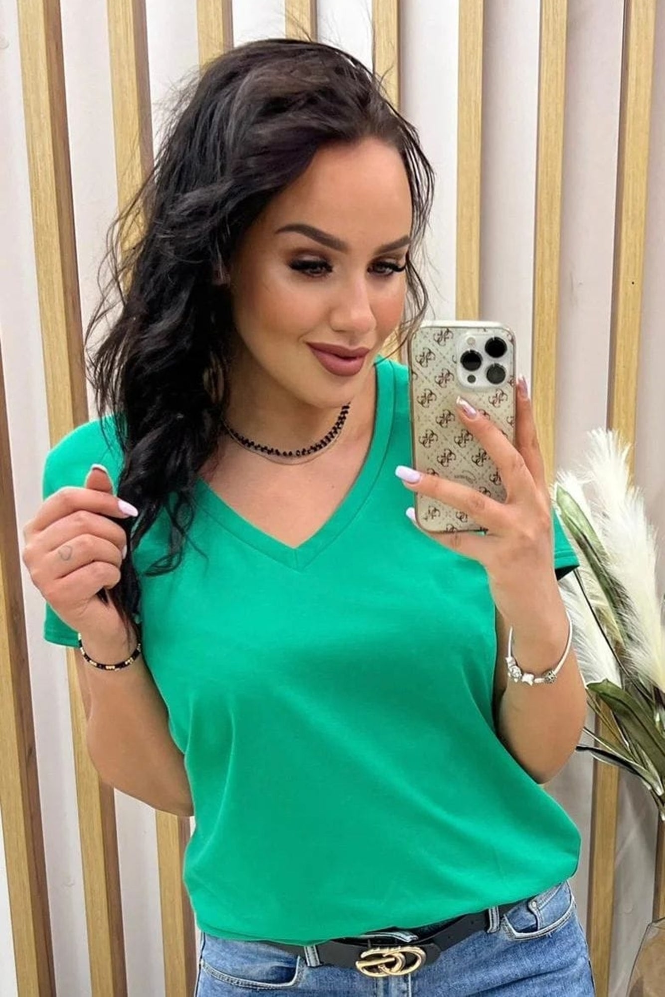 Tricou dama marimi mari in V