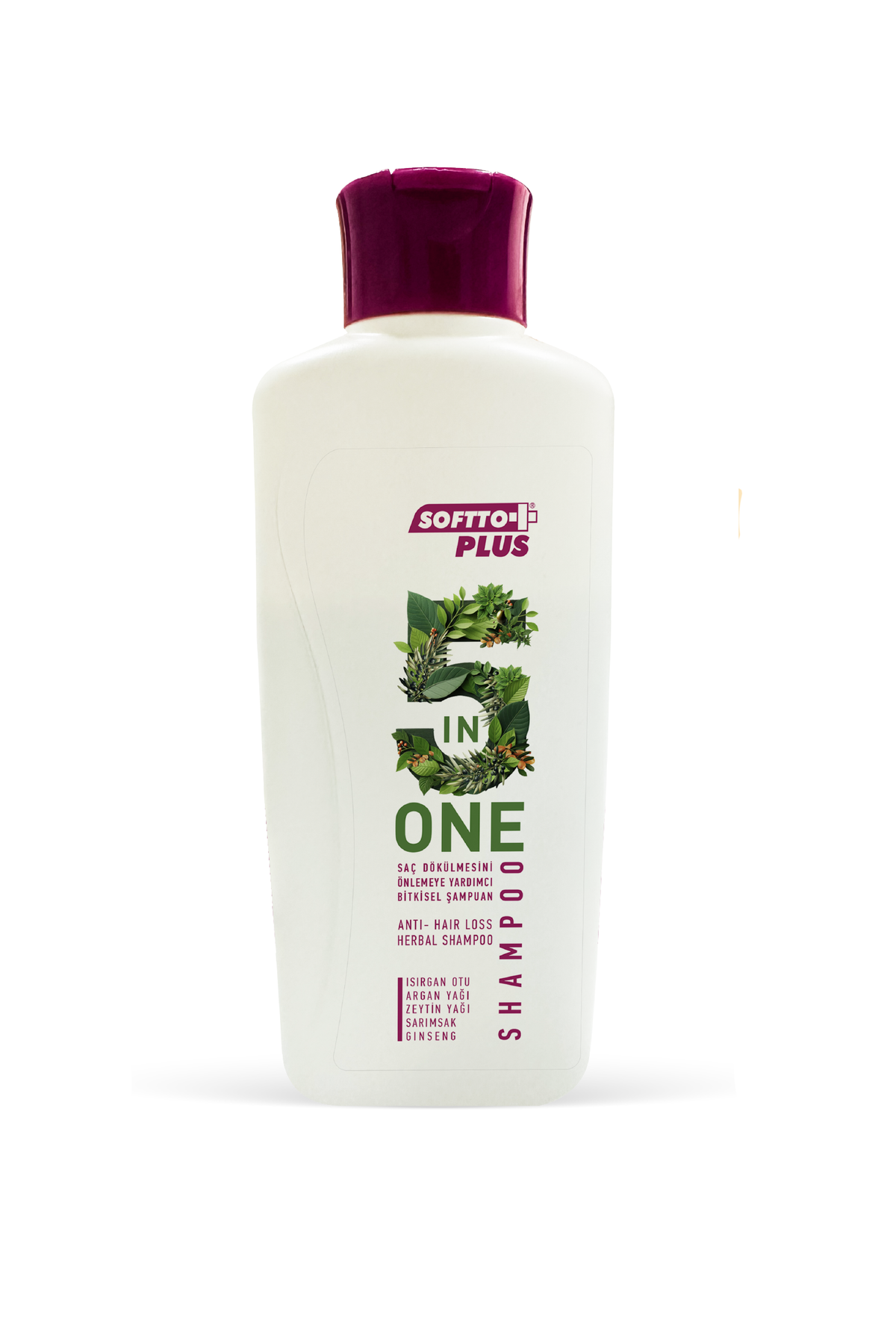 Șampon natural 5 în 1 anticadere CRABLAND cu extracte din plante și vitamine