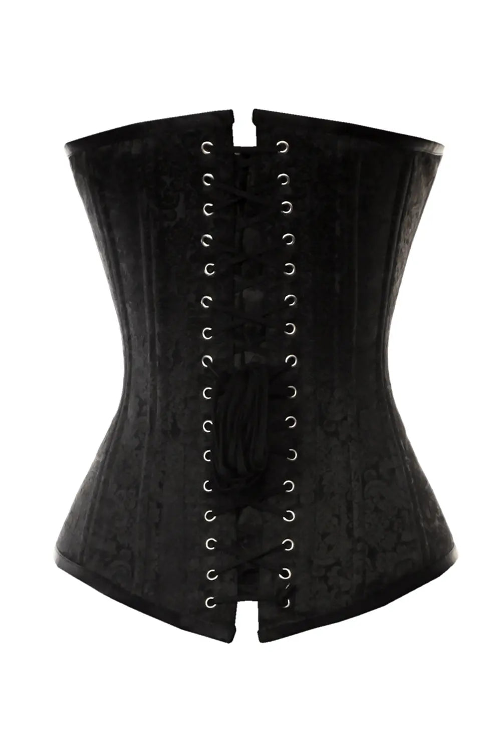 Corset Shellee Overbust Waist Training Black – Eleganță Gothic și Talie Perfect Conturată