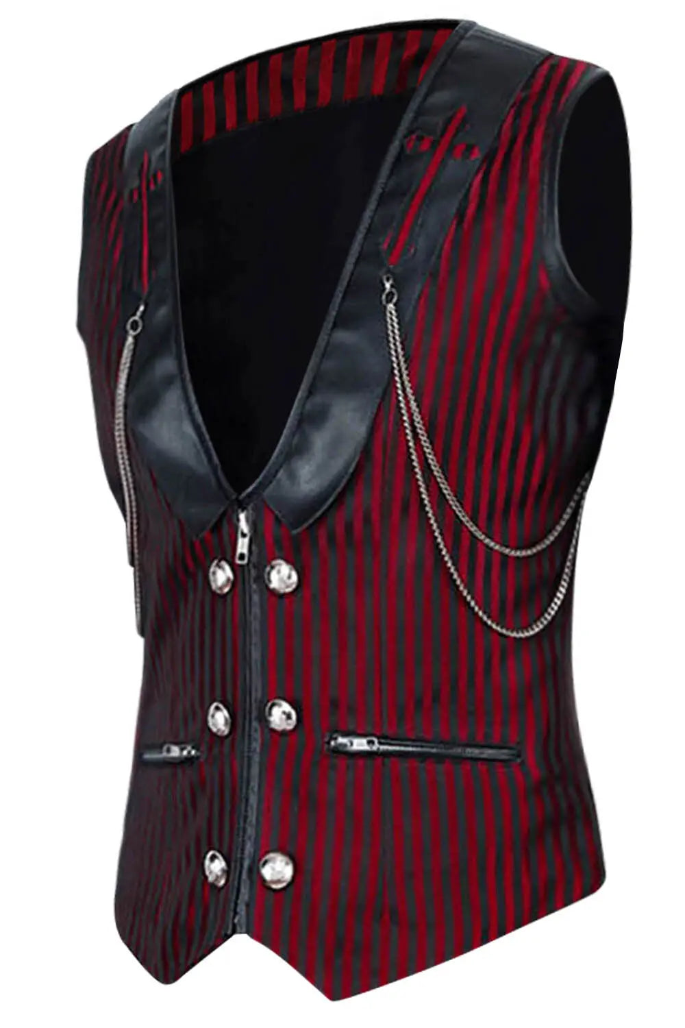 Bernward Brocade Gothic Vesta Bărbați – Waist Coat