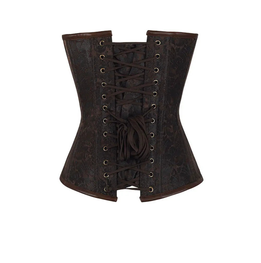 Emmery Steampunk Overbust Corset with Chains