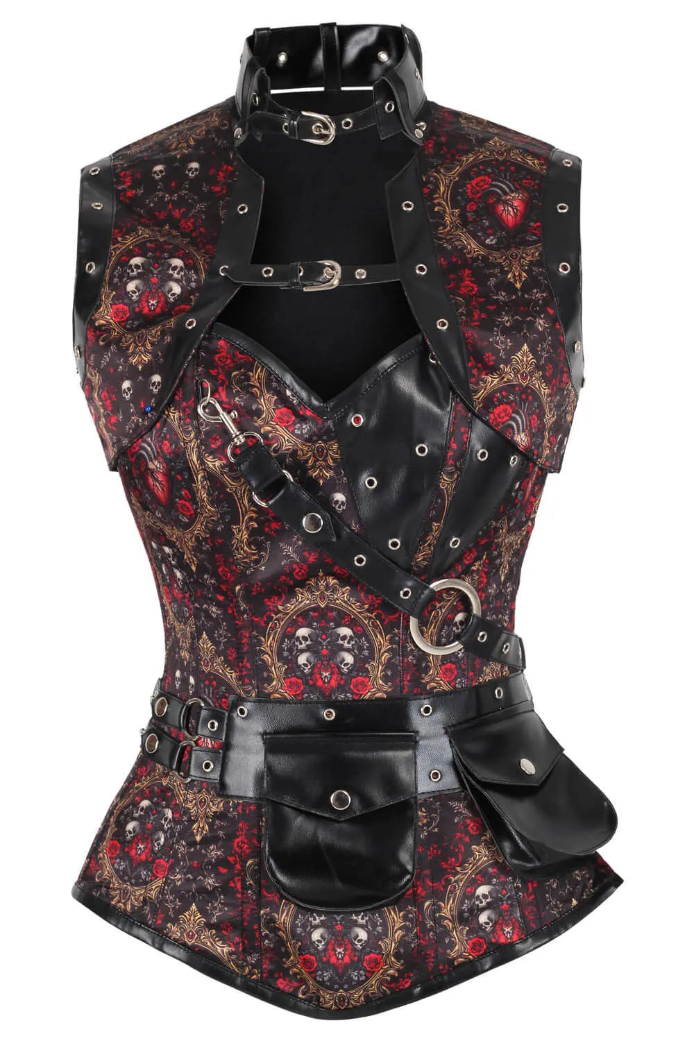 Corset Linsie Gothic Baroque Overbust – Stil Steampunk