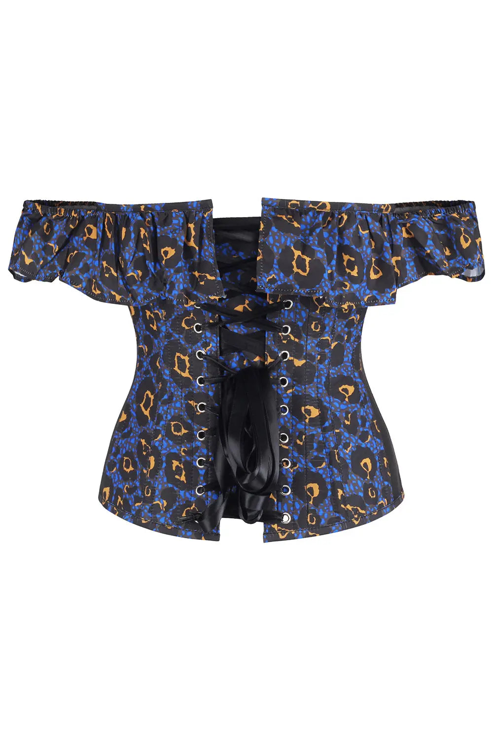 Corset Brandyce Leopard Off Shoulder – stil îndrăzneț și siluetă feminină definită