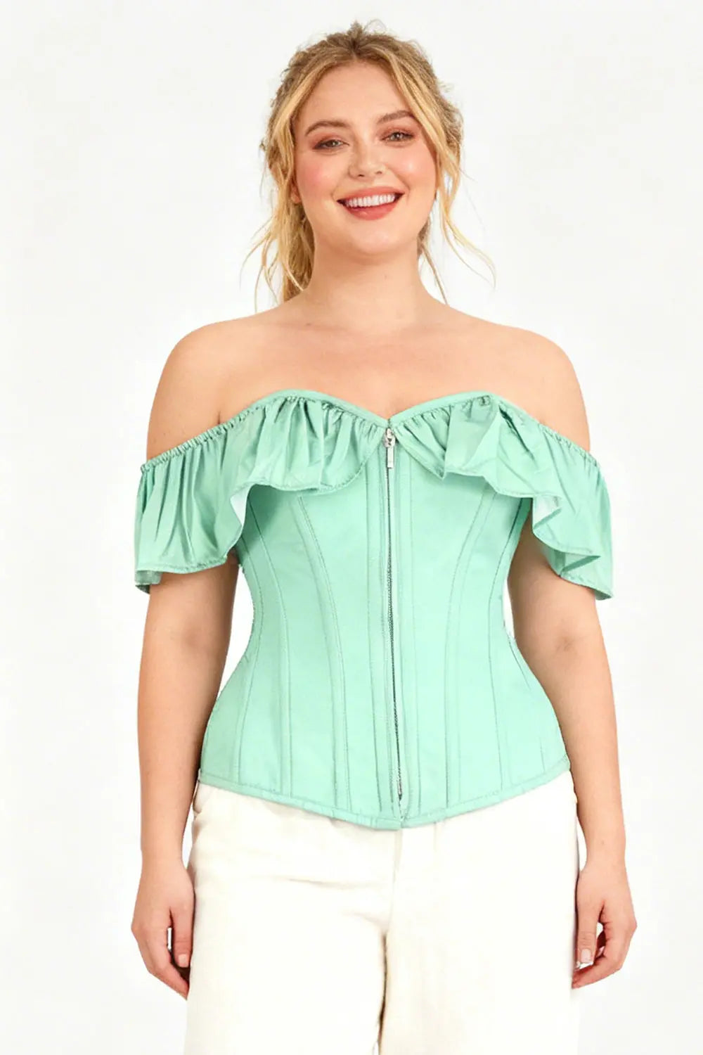 Corset Averell Off Shoulder Overbust – eleganță feminină și talie definită