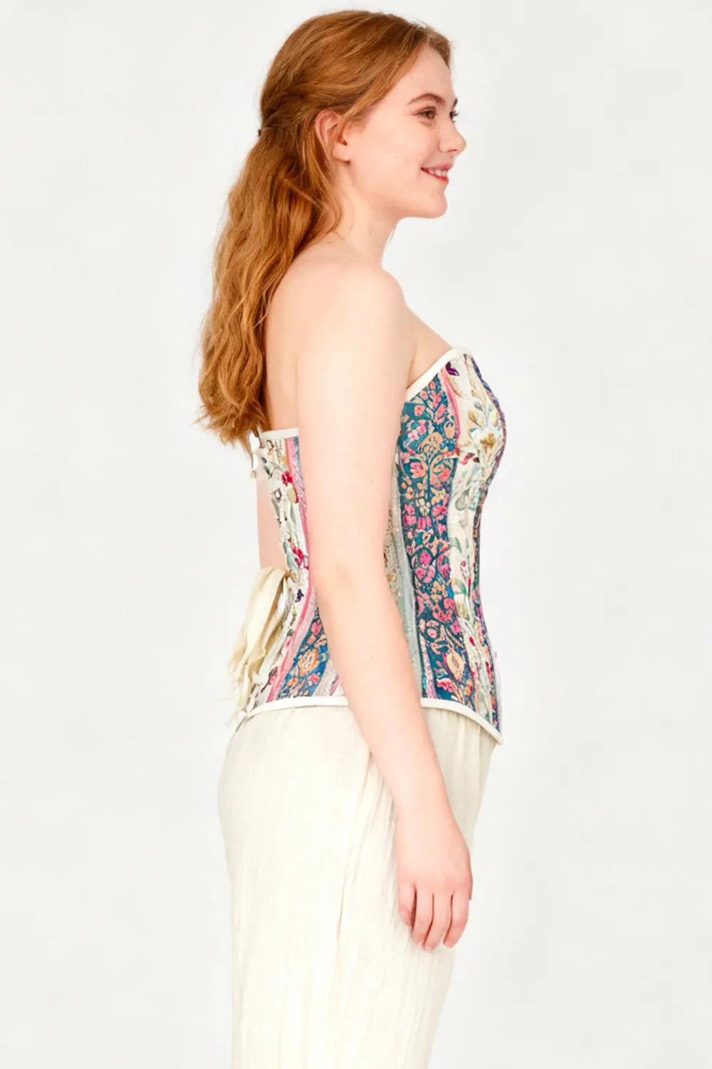 Corset Overbust Chanae Pastel Floral – Luxenoir (T137-001)