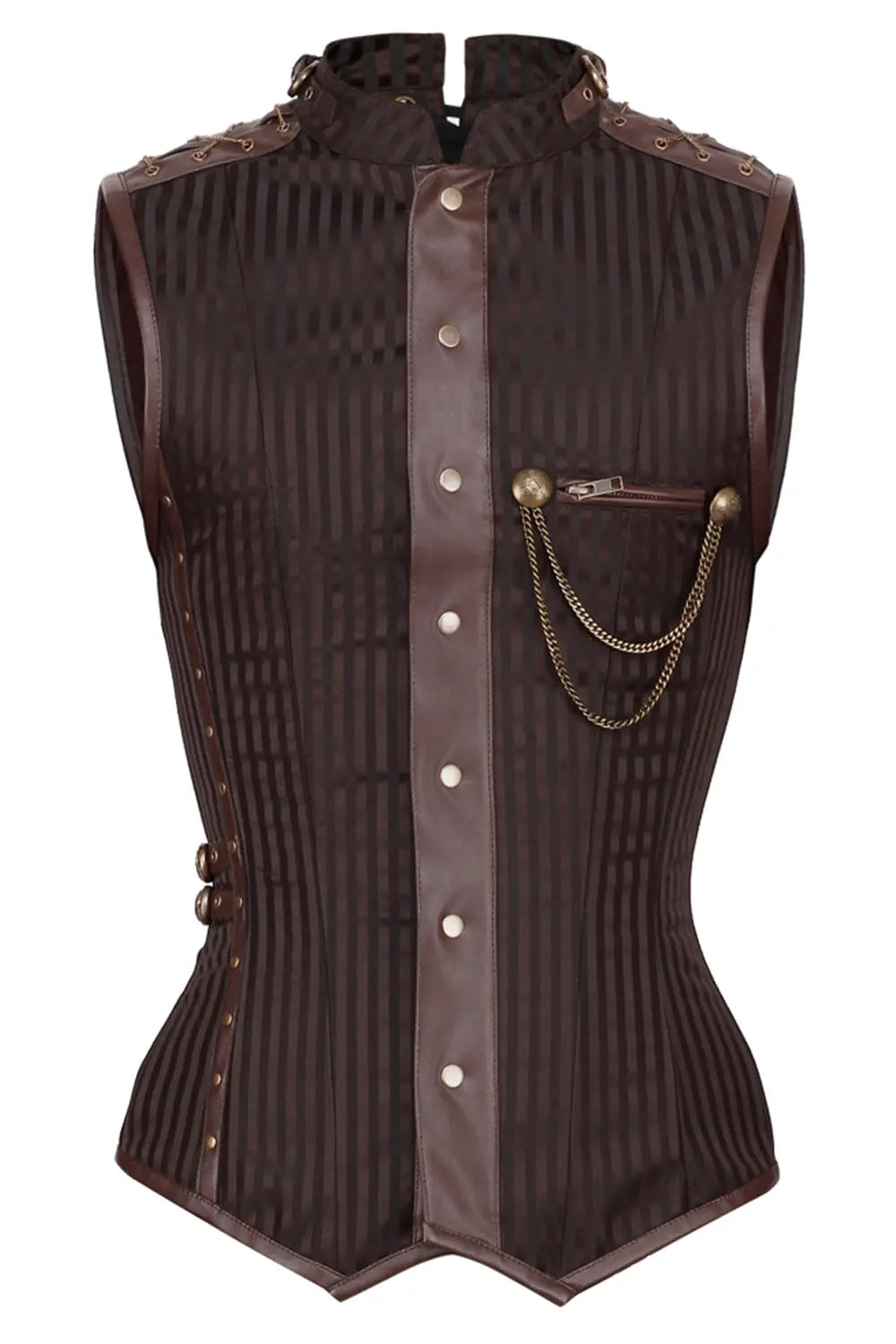 Dankmar Steampunk Bărbați – Corset Overchest