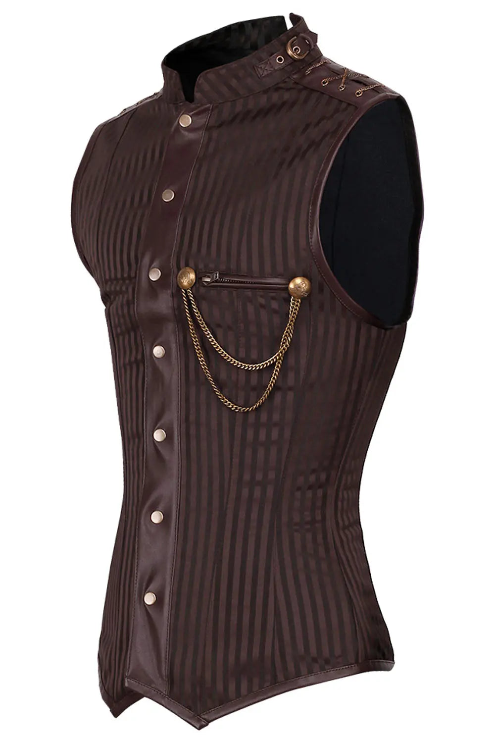 Dankmar Steampunk Bărbați – Corset Overchest