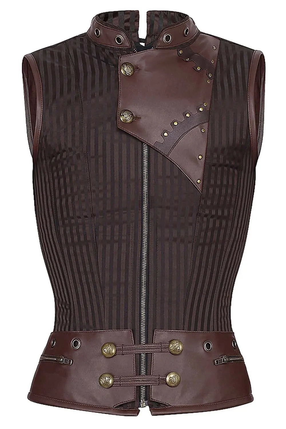 Detlef Steampunk Bărbați – Corset Overchest