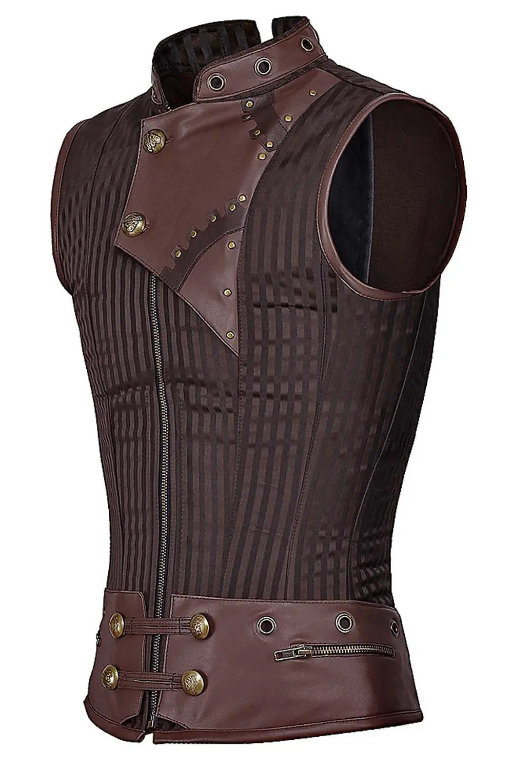 Detlef Steampunk Bărbați – Corset Overchest