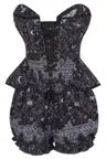 Set corset Kirin Celestial Gothic Arch si  pantaloni scurți bufanți – stil gotic și eleganță misterioasă