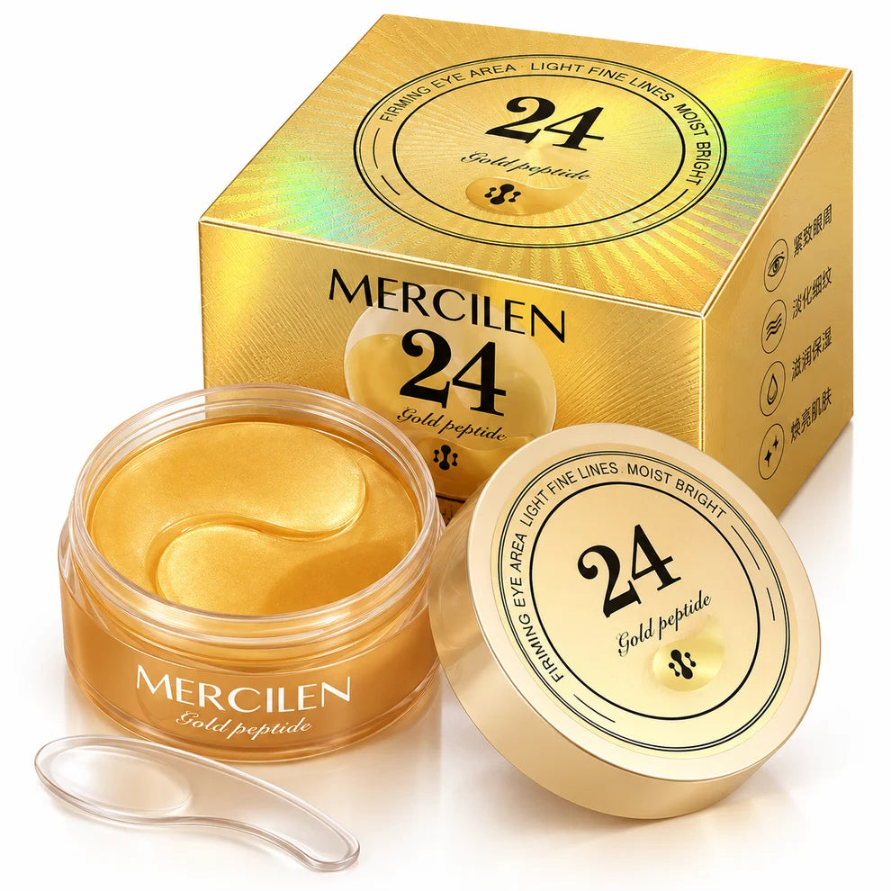 Patch-uri tip gel MERCILEN 24 Gold Peptide pentru conturul ochilor