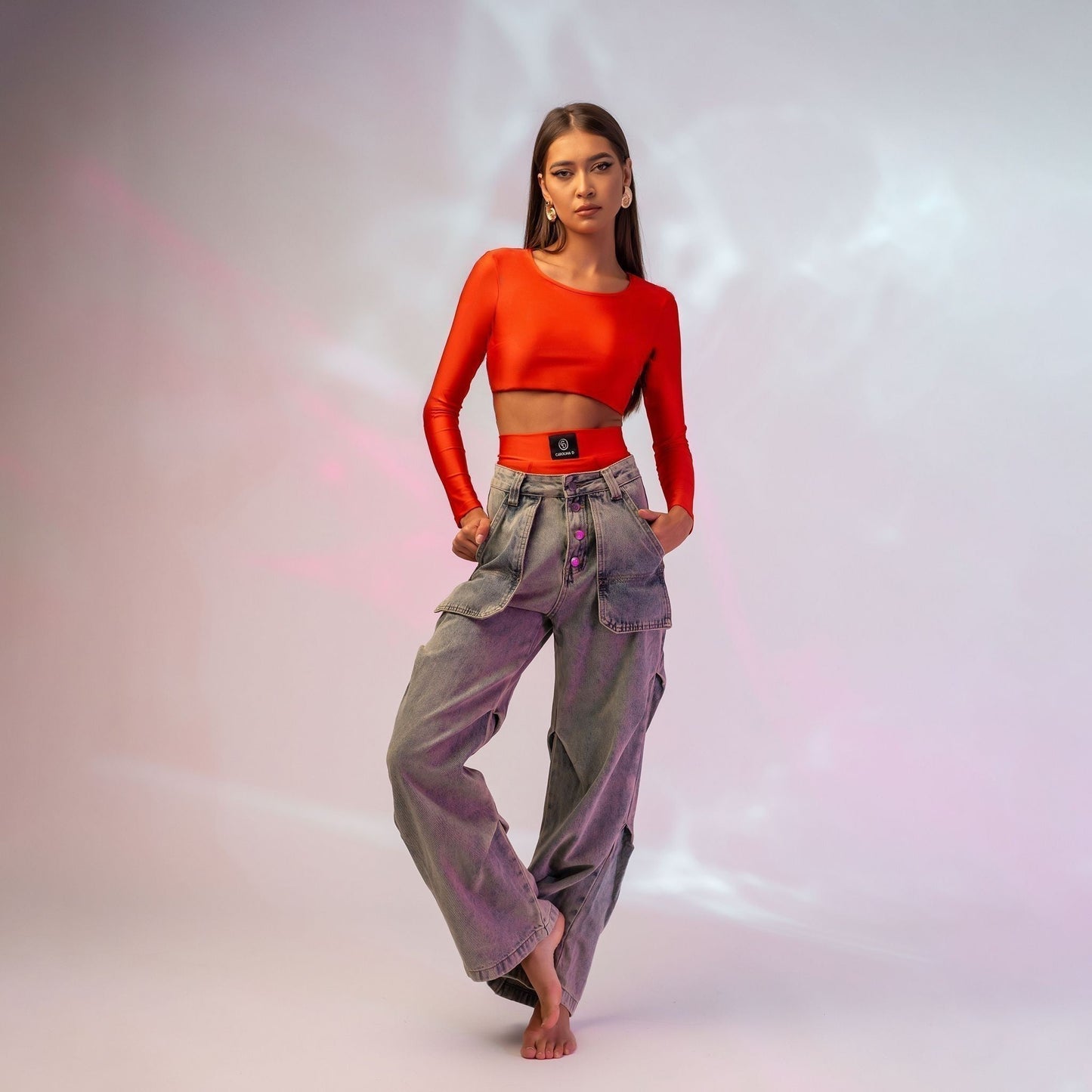 Chiloti modelatori din lycra cu talie inalta