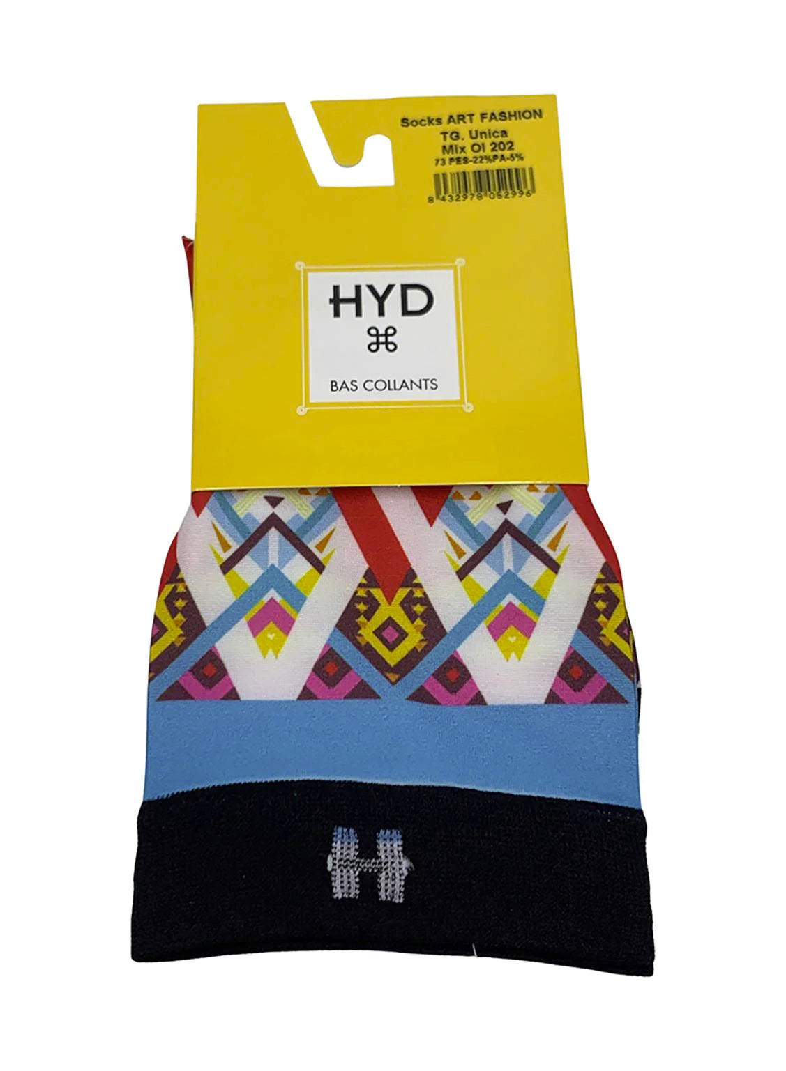 Șosete damă HYD Art Fashion 20 DEN – Model Artistic cu Imprimeu Sublimat, Certificare OEKO