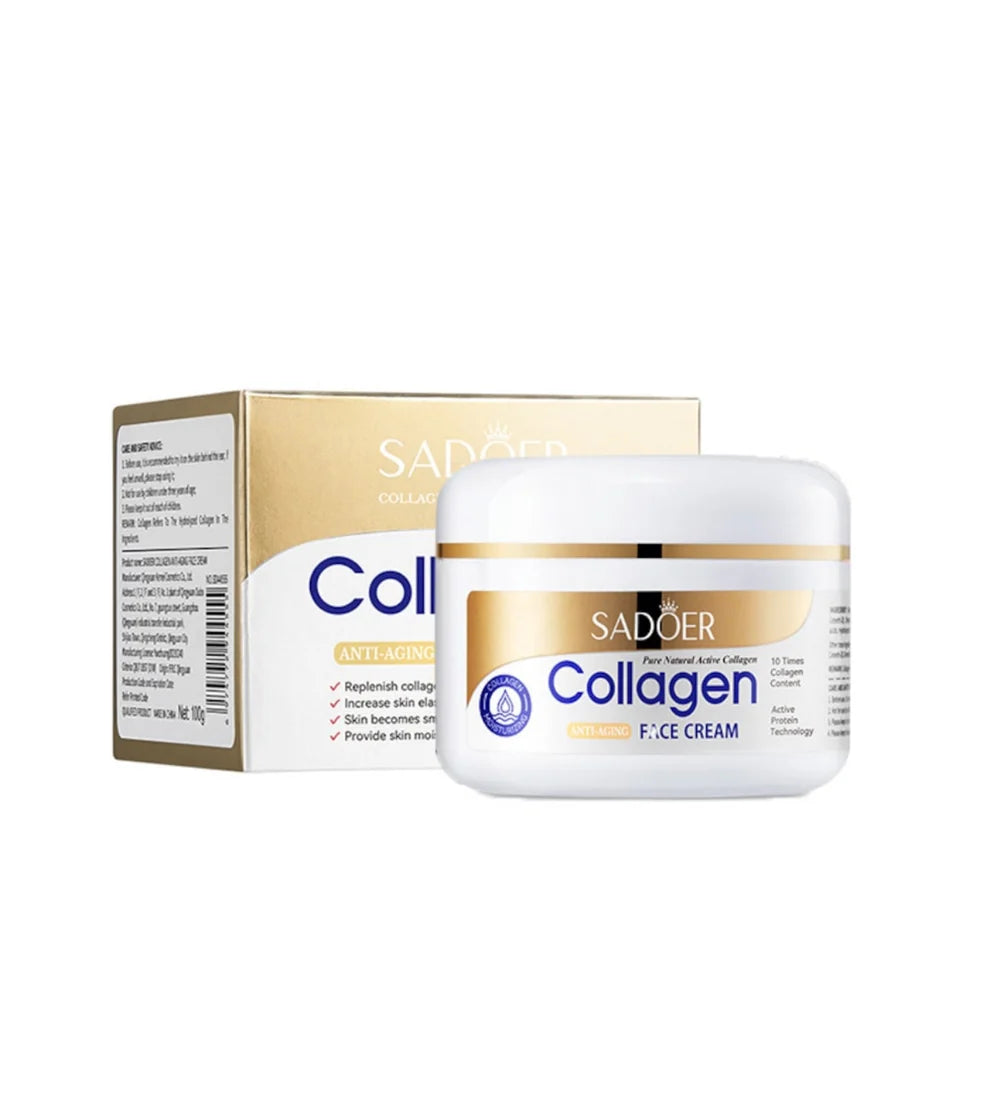 Cremă hidratantă anti-rid SADOER Collagen Skin Care 100g