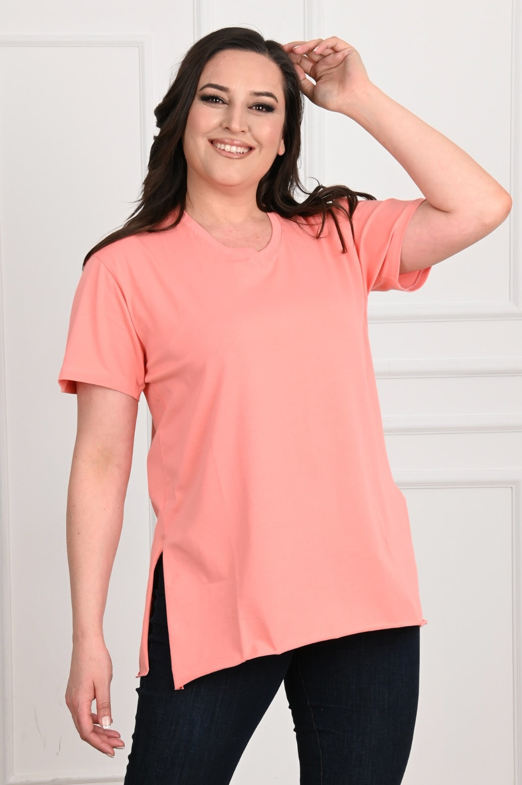 Tricou dama marimi mari in V