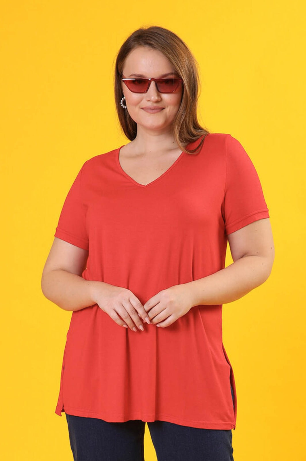 Tricou dama marimi mari in V