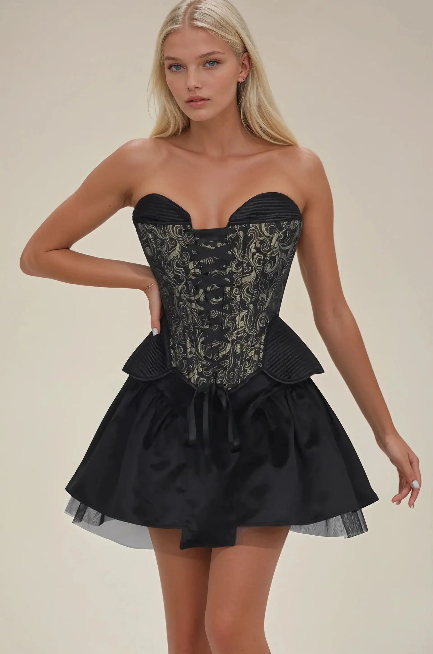 Latreece Brocade Overbust Corset