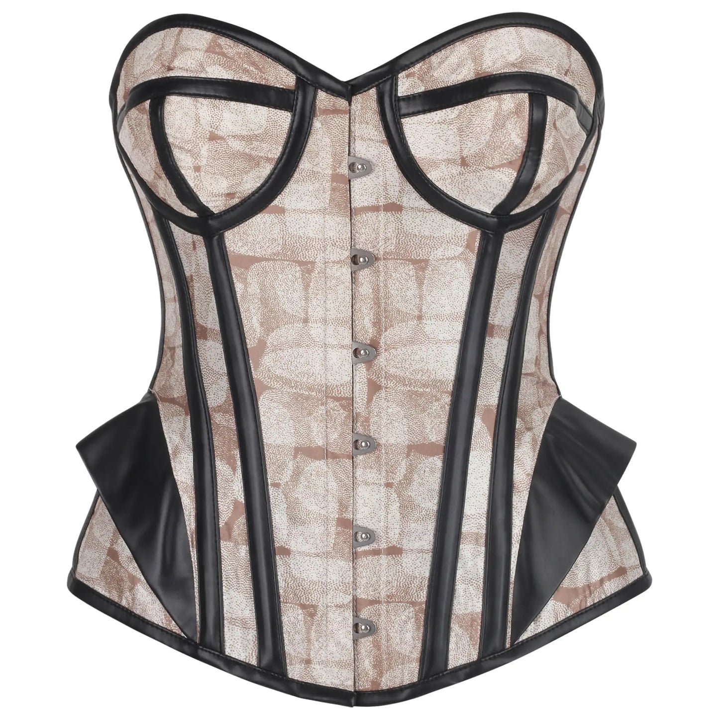 Johnda Taffeta Overbust Corset