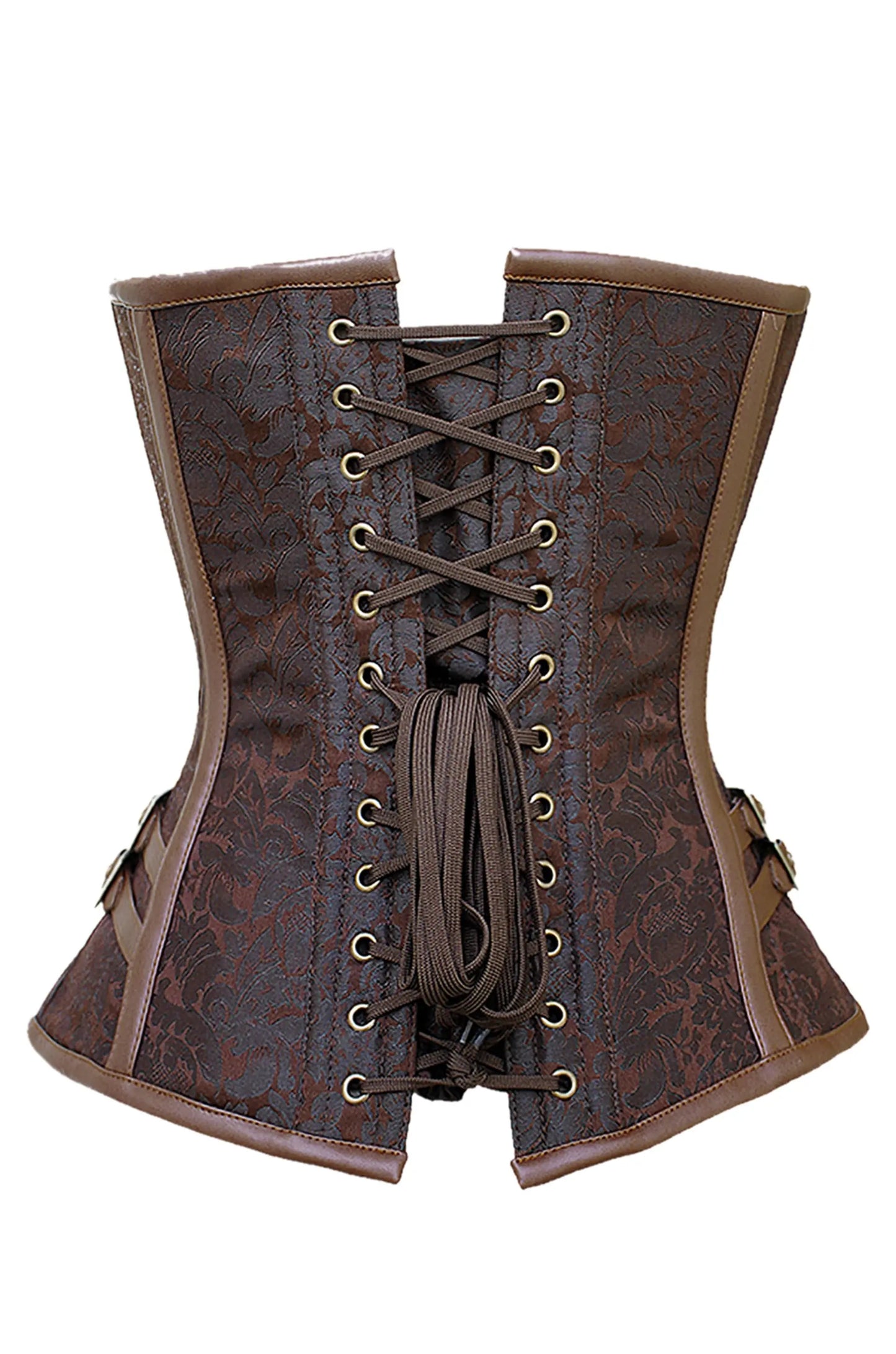 Destry Steampunk Brocade Overbust Corset