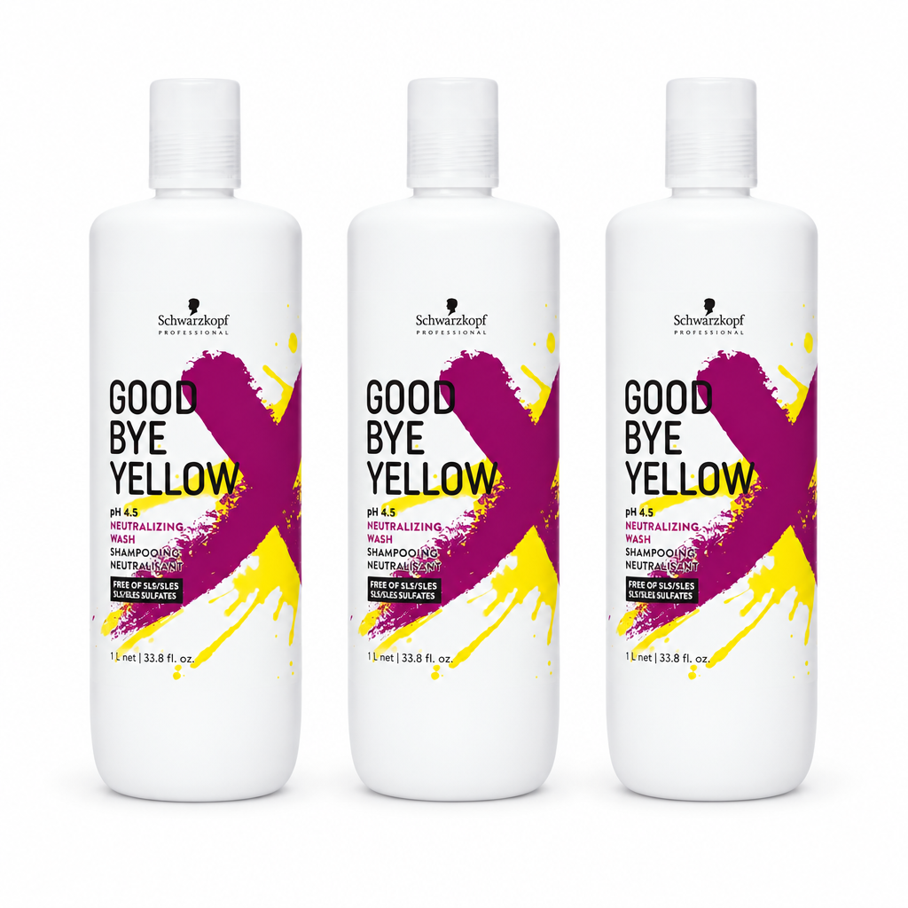 Șampon Schwarzkopf Professional Goodbye Yellow 3000 ml, flacon prezentat frontal