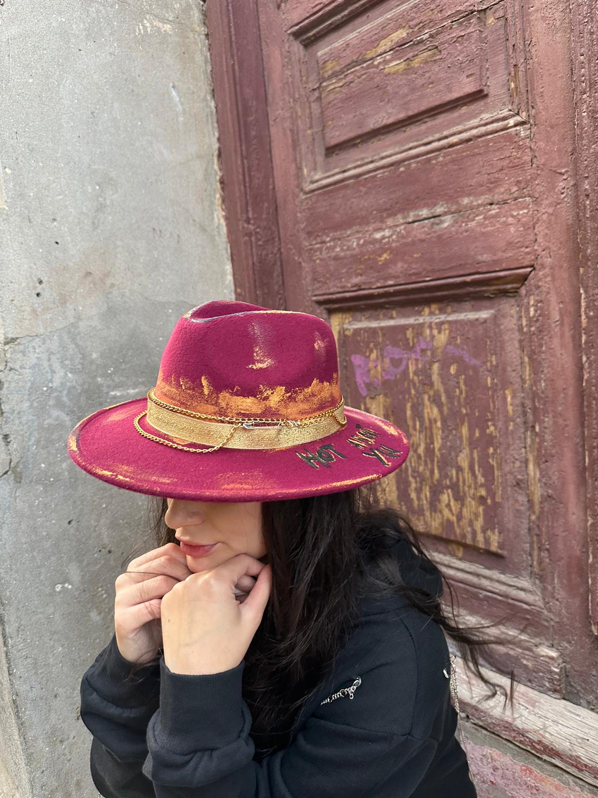 Artistic Hat - Handpainted Premium - Tratamente pentru par Lenjerie sexy