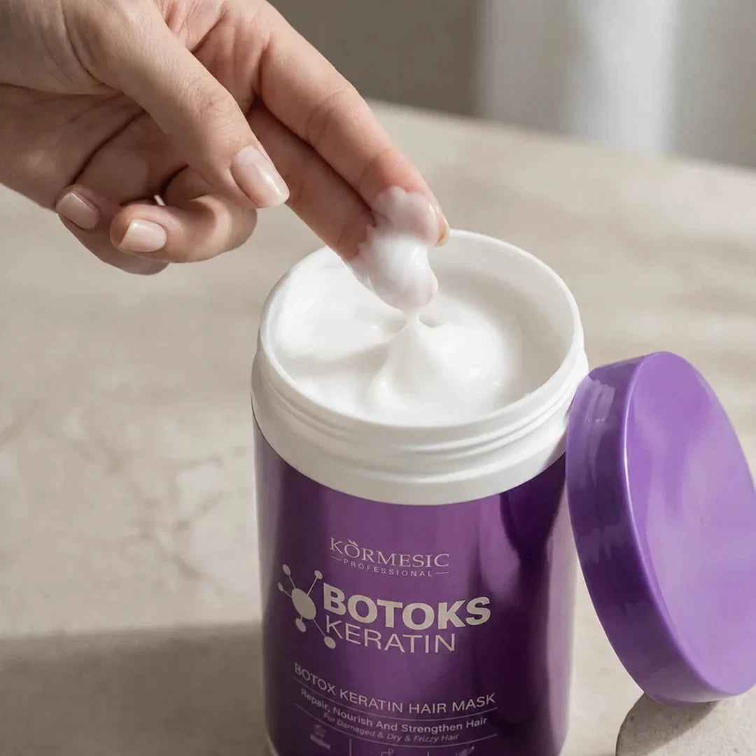 Kormesic Botoks Keratin 1000ml violet – botox pentru păr reparare și hidratare