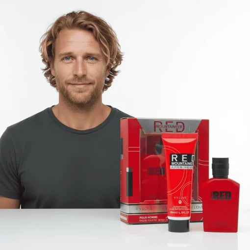 Set Red Mountaineer Love format din două produse pentru îngrijire și parfum masculin 