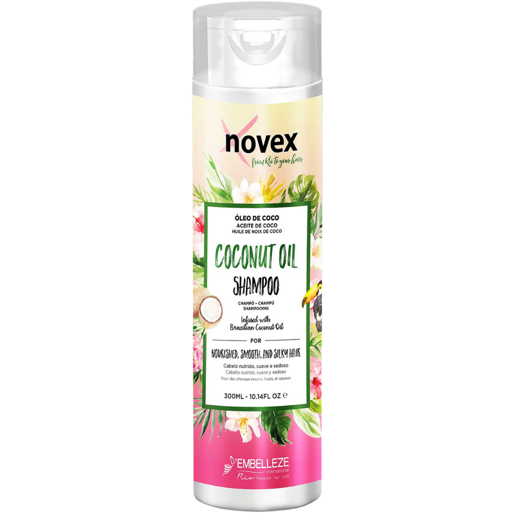 Șampon cu ulei de cocos pentru controlul efectului de frizz NOVEX