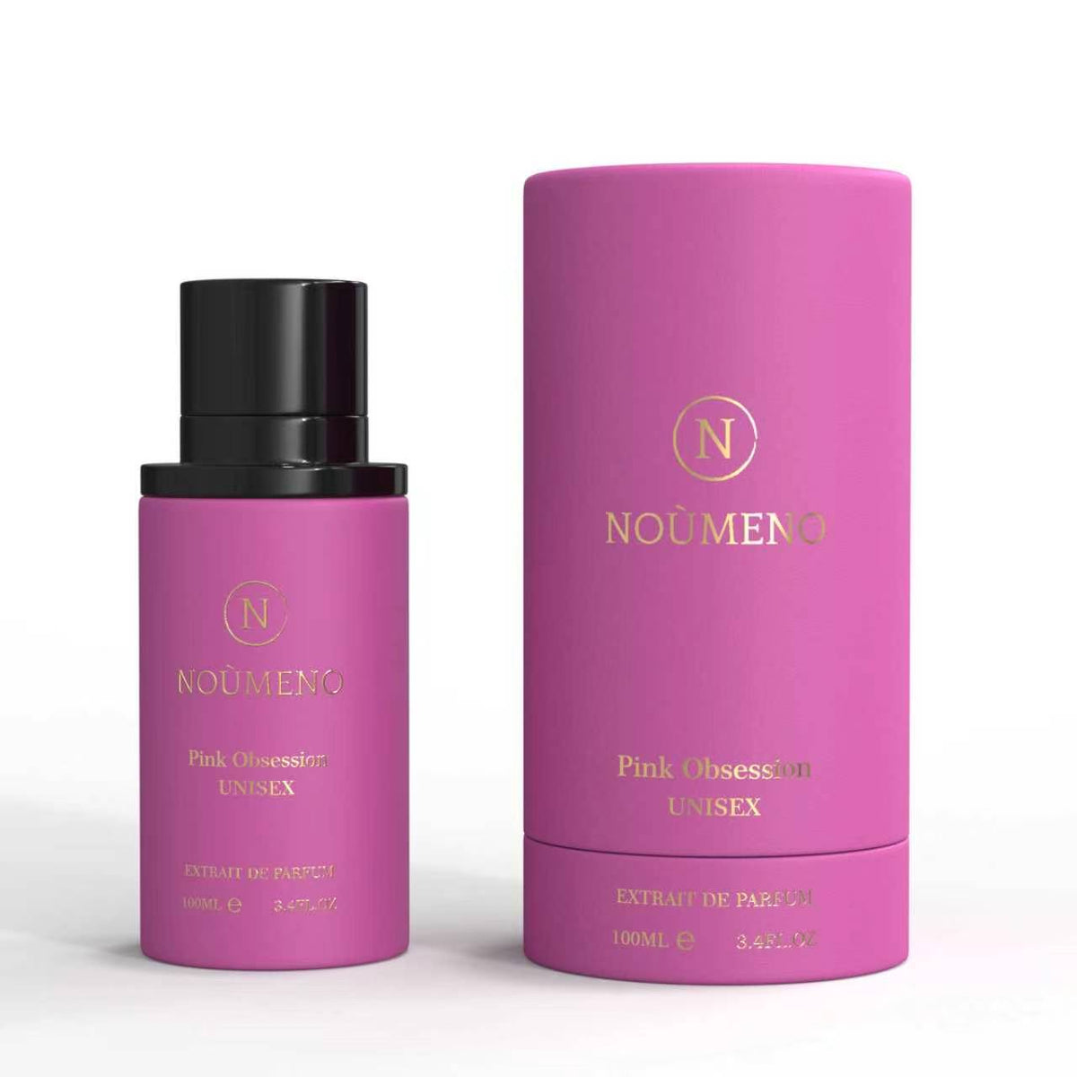 Noùmeno Pink Obsession, extrait de parfum 100 ml, cu trandafir de Mai, iasomie și note lemnoase ⠋
