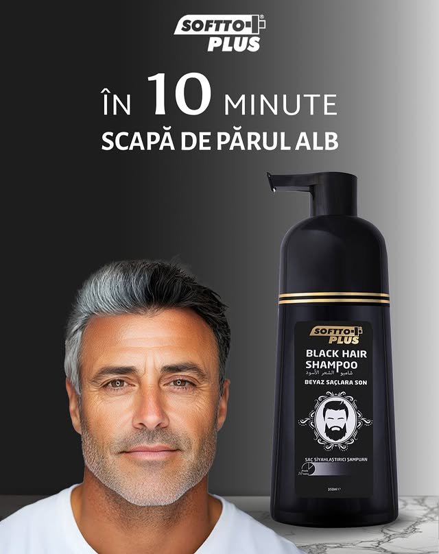 Șampon colorant pentru fire albe – Black Hair 350 ml