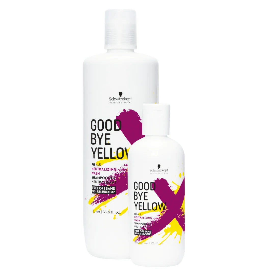 Șampon violet Schwarzkopf Professional Goodbye Yellow pentru neutralizarea tonurilor galbene