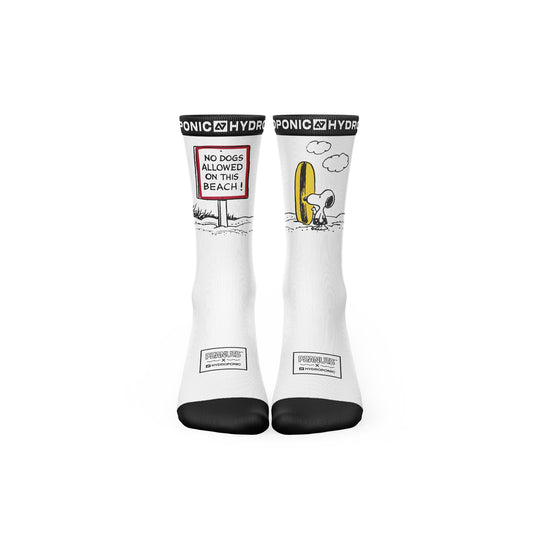 Șosete PEANUTS No Dogs White unisex, model alb cu imprimeu original